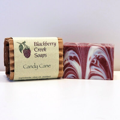 Candy Cane Soap