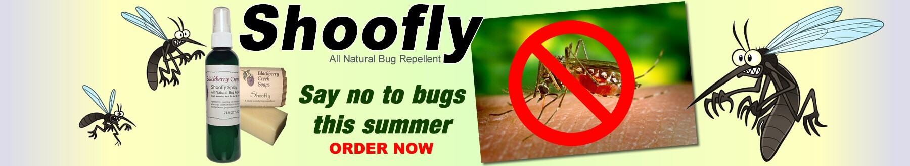 Shoofly All Natural Bug Repellant | Say No To Bugs This Summer ORDER NOW