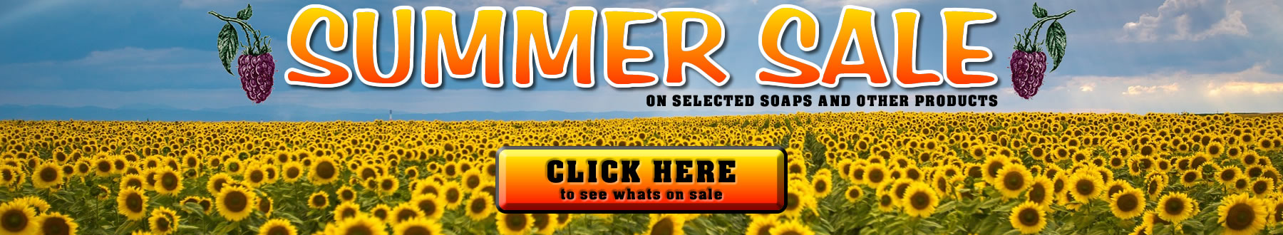 Summer Sale - 40% off selected soaps